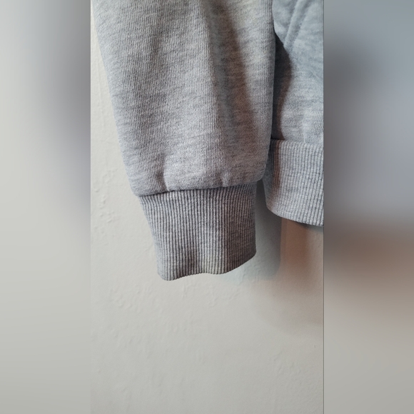 Mens small Jeep gray zipper hoodie no drawstring car moto - Picture 6 of 9